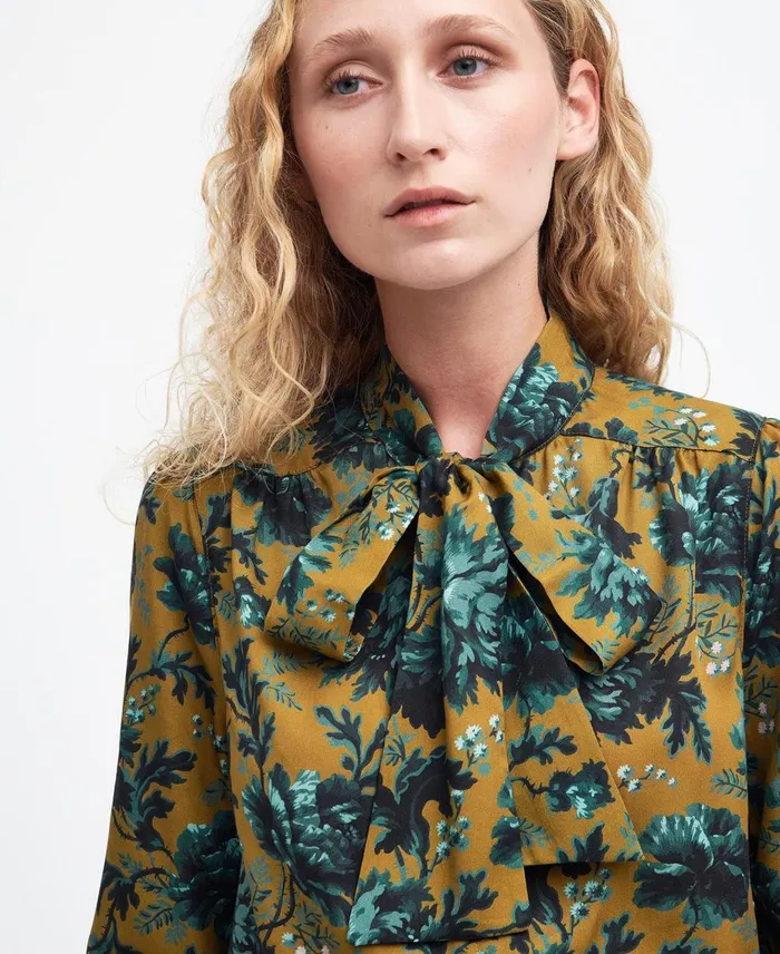 Women Shirts and Blouses Barbour X House Of Hackney Daintry Shirt Opia Bronze Women Shirts and Blouses Barbour X House Of Hackney Daintry Shirt Opia Bronze