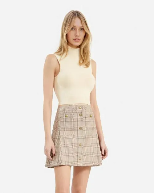 Women Shirts and Tops The Kooples Beige Knit Top Beige Taupe