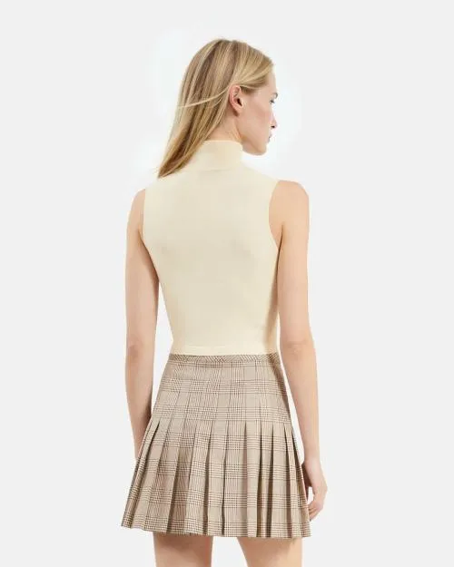 Women Shirts and Tops The Kooples Beige Knit Top Beige Taupe