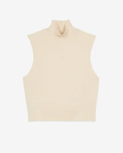 Women Shirts and Tops The Kooples Beige Knit Top Beige Taupe