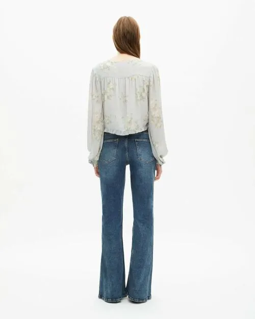Women Shirts and Tops The Kooples Blue Printed Top Blue