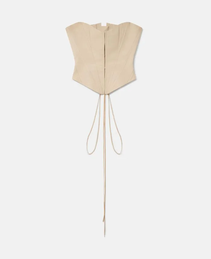 Women Shirts And Tops Stella McCartney Moulded Corset Top Sand
