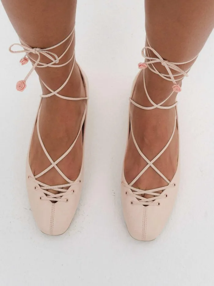 Women Shoes For Love and Lemons Beate Ballet Flats Pink Women Shoes For Love and Lemons Beate Ballet Flats Pink