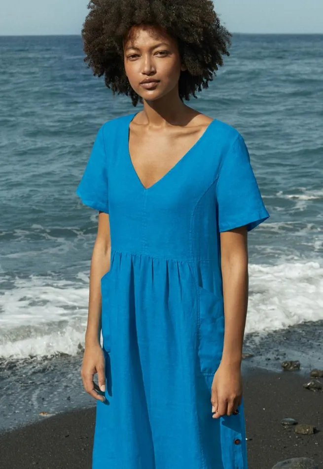 Women Shortsleeve Vneck Dress Peacock Poetry Fashion Dresses and Skirts