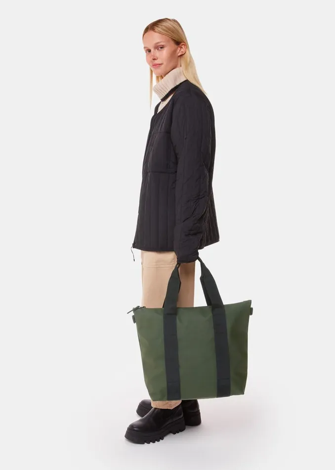 Women Shoulder Bags and Tote Bags Whistles Dark Green Rains Tote Bag