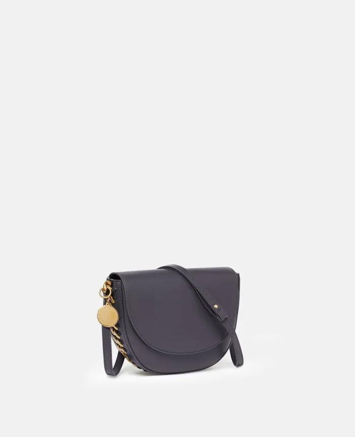 Women Shoulder Bags Stella McCartney Frayme Medium Flap Shoulder Bag Shadow Black Women Shoulder Bags Stella McCartney Frayme Medium Flap Shoulder Bag Shadow Black