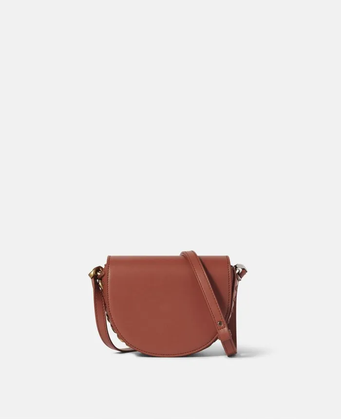 Women Shoulder Bags Stella McCartney Frayme Small Flap Shoulder Bag Brick