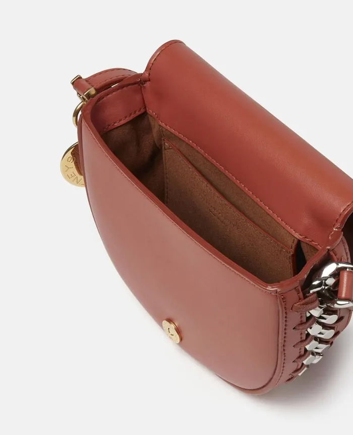 Women Shoulder Bags Stella McCartney Frayme Small Flap Shoulder Bag Brick Women Shoulder Bags Stella McCartney Frayme Small Flap Shoulder Bag Brick