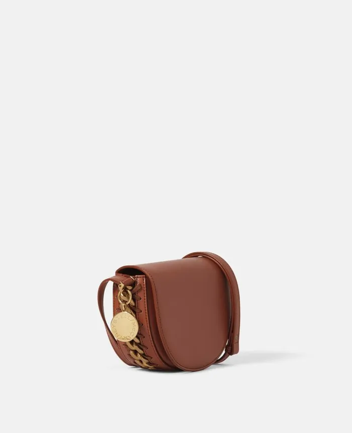 Women Shoulder Bags Stella McCartney Frayme Small Flap Shoulder Bag Brick Women Shoulder Bags Stella McCartney Frayme Small Flap Shoulder Bag Brick
