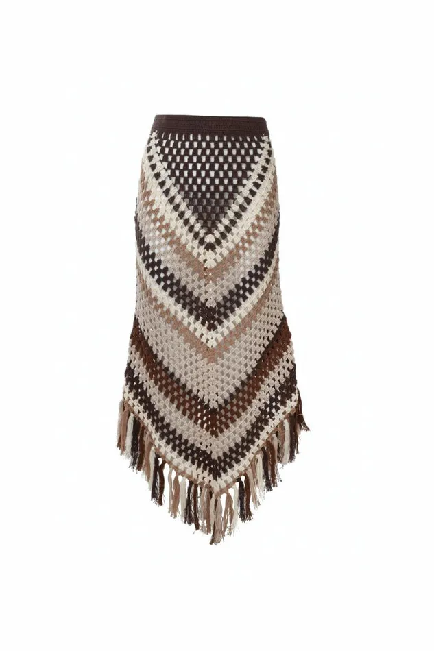 Women Skirts DODO BAR OR BREJACHA SKIRT Brown Combo