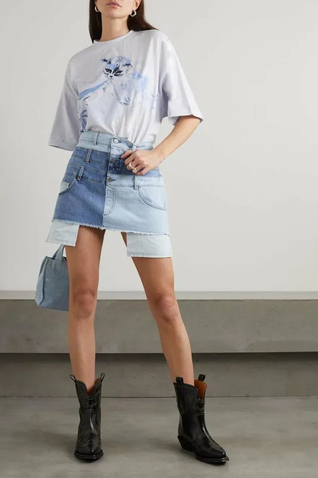Women Skirts DODO BAR OR Holly Mini Skirt Denim