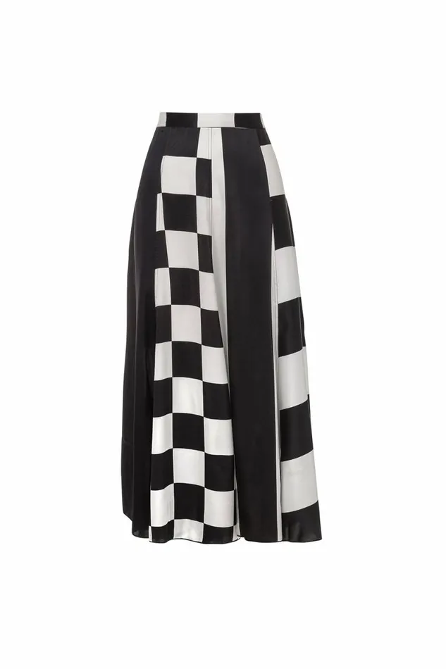 Women Skirts DODO BAR OR Martha Skirt Black White Print