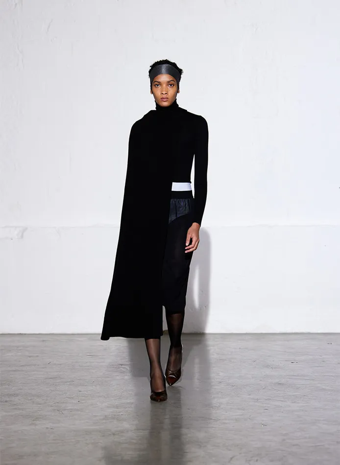 Women Skirts Tibi Power Mesh Skirt Black