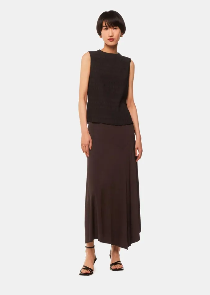 Women Skirts Whistles Chocolate Katrina Asymmetric Skirt