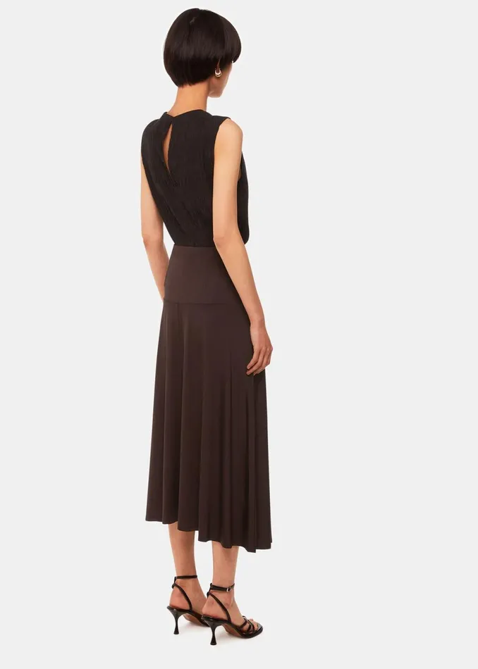 Women Skirts Whistles Chocolate Katrina Asymmetric Skirt