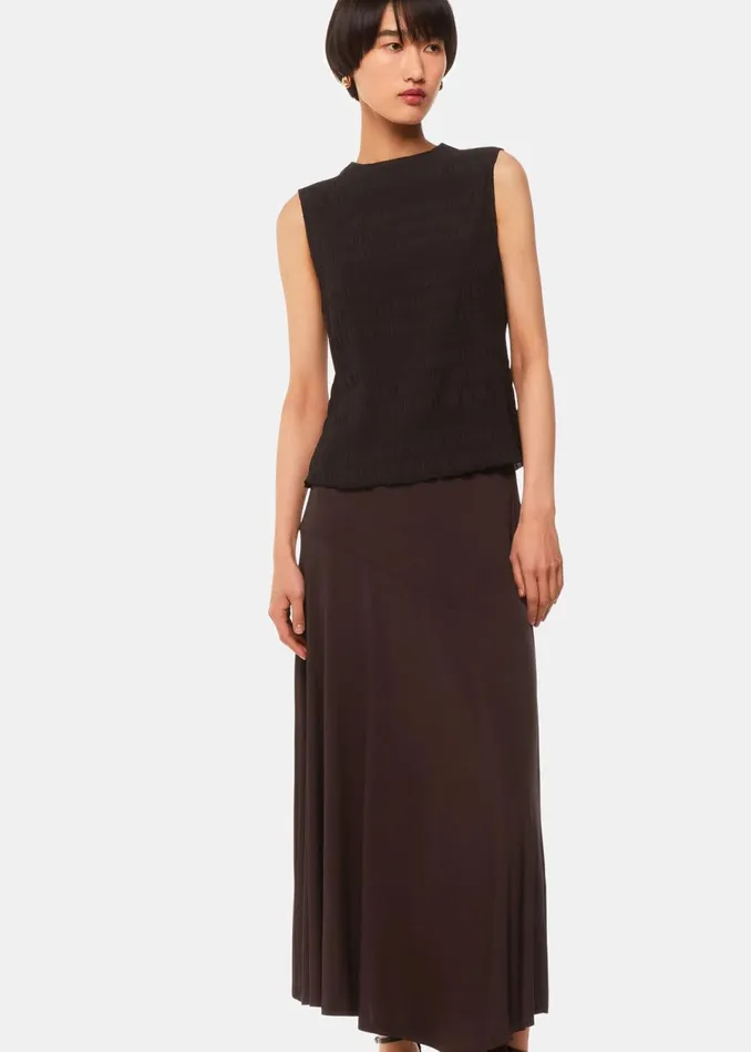 Women Skirts Whistles Chocolate Katrina Asymmetric Skirt
