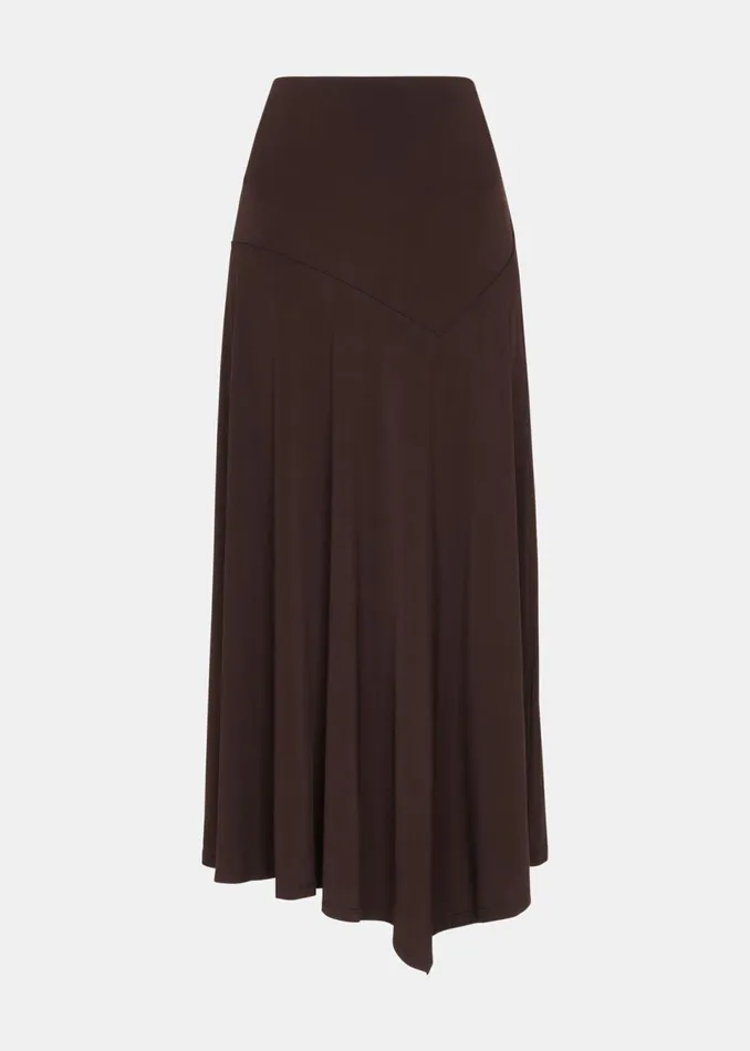 Women Skirts Whistles Chocolate Katrina Asymmetric Skirt