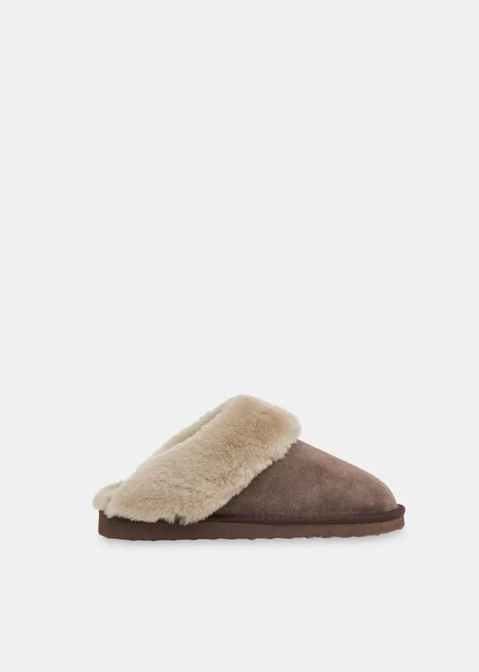 Women Slippers Whistles Taupe Emilia Cuff Slipper
