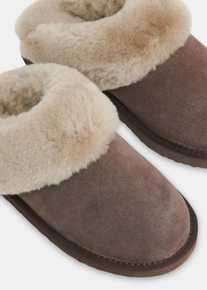 Women Slippers Whistles Taupe Emilia Cuff Slipper