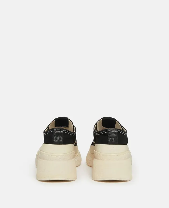 Women Sneakers Stella McCartney Loop Canvas LowTop Trainers Blackcream Women Sneakers Stella McCartney Loop Canvas LowTop Trainers Blackcream