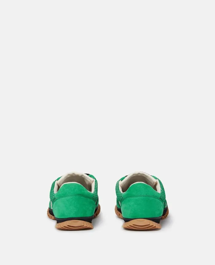Women Sneakers Stella McCartney SWave Sport Mesh Paneled Sneakers Fern Green