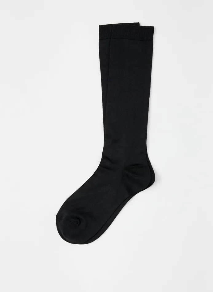 Women Socks Tibi Classic Socks Black
