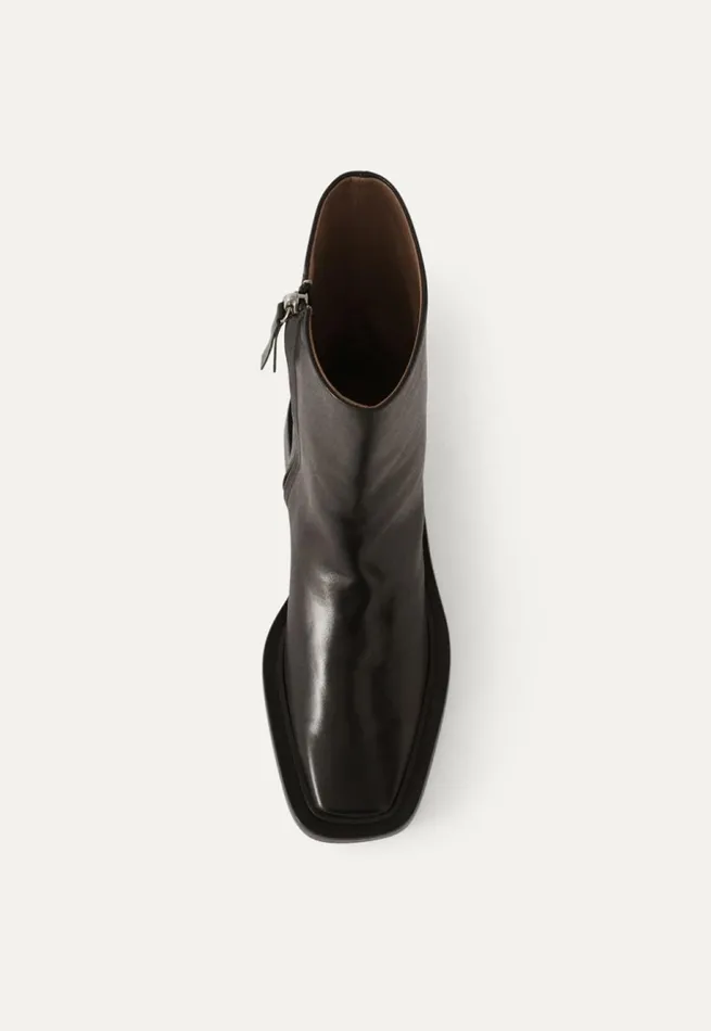 Women Squaretoe Boots Black Poetry Fashion Footwear