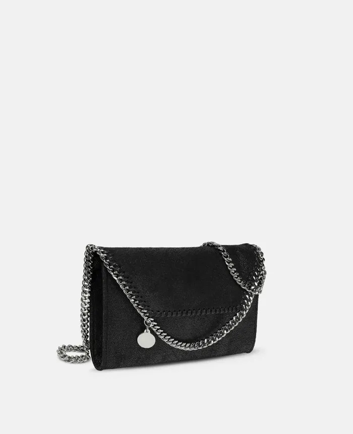 Women Stella Icons Stella McCartney Falabella Wallet Crossbody Bag Black