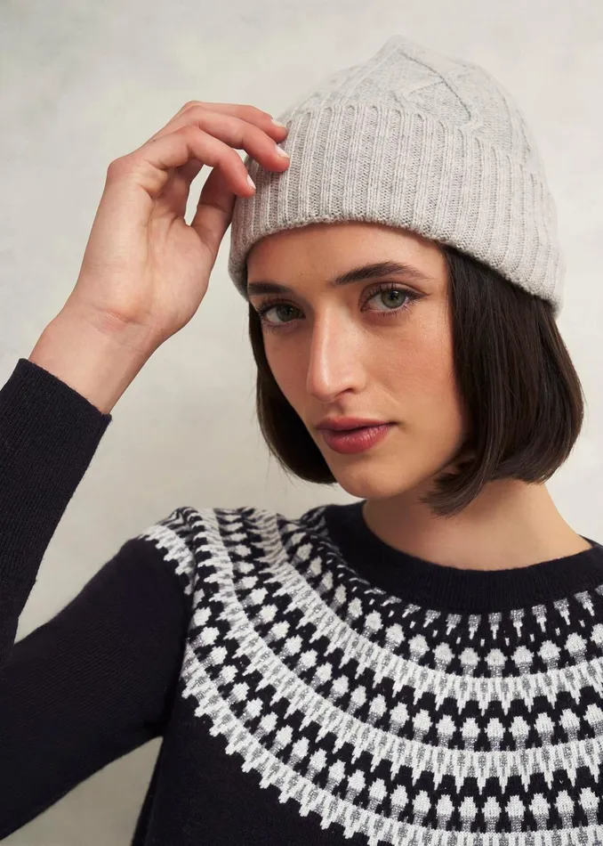 Women Steph Wool Hat Pale Grey Hobbs Hats
