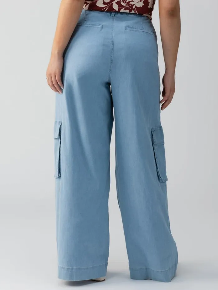 Women Sunset SemiHigh Rise Denim Pant Pale Blue Inclusive Collection Sanctuary Clothing Inclusive