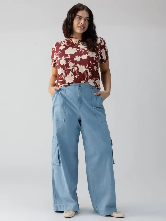 Women Sunset SemiHigh Rise Denim Pant Pale Blue Inclusive Collection Sanctuary Clothing Inclusive