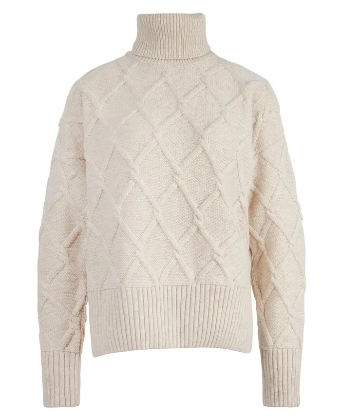 Women Sweaters and Knitwear Barbour Perch Knitted Jumper Oatmeal Women Sweaters and Knitwear Barbour Perch Knitted Jumper Oatmeal