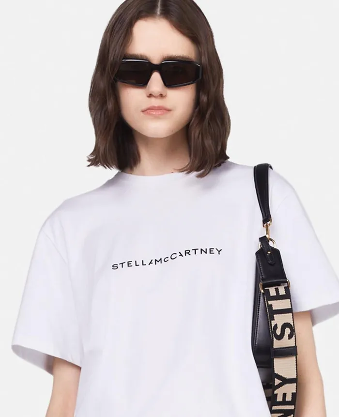 Women Sweatshirts And TShirts Stella McCartney Stella Iconics Logo Relaxed Fit TShirt Pure White Women Sweatshirts And TShirts Stella McCartney Stella Iconics Logo Relaxed Fit TShirt Pure White