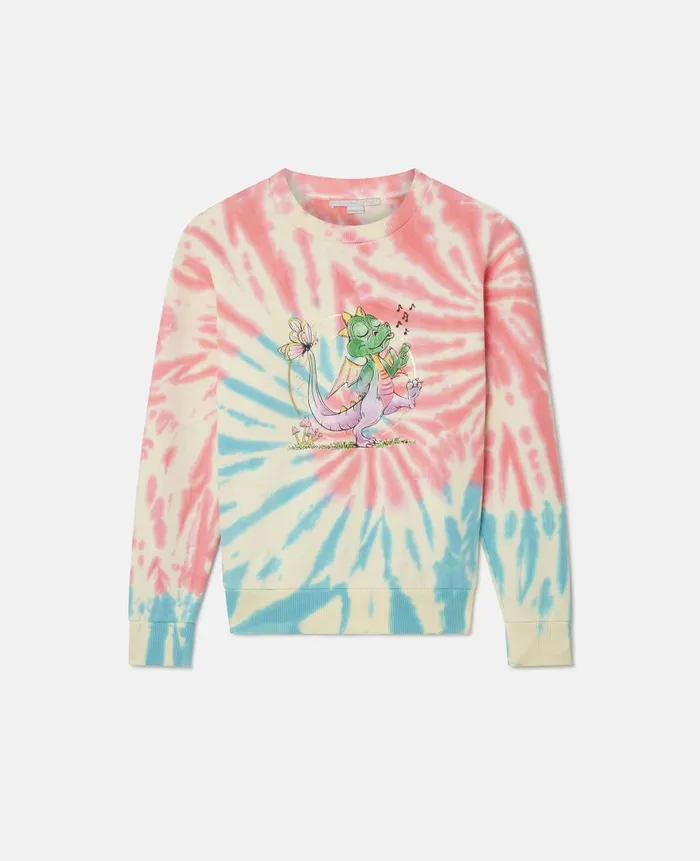 Women Sweatshirts And TShirts Stella McCartney Year Of The Dragon TieDye Sweatshirt Multicolour Women Sweatshirts And TShirts Stella McCartney Year Of The Dragon TieDye Sweatshirt Multicolour