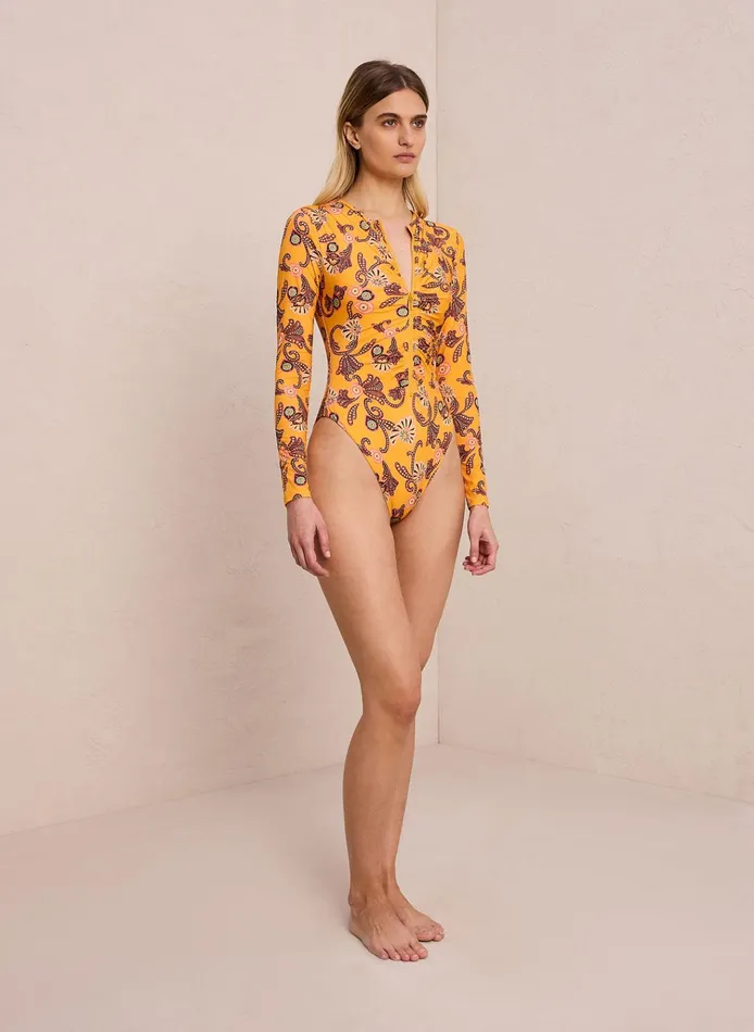 Women Swim ALC Ansel Swimsuit Limone Multi