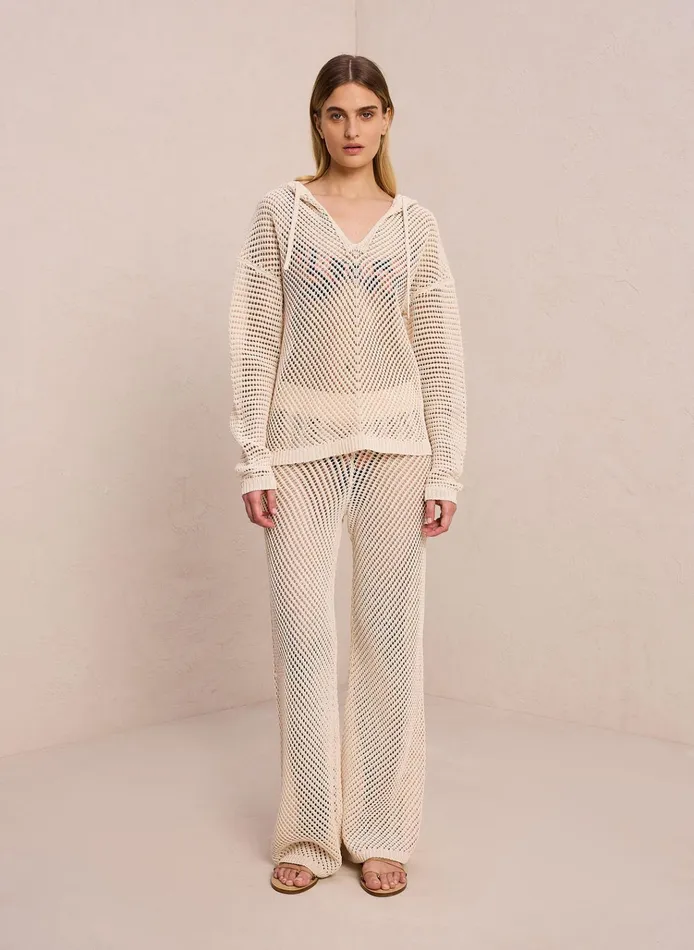 Women Swim ALC Laurel Crochet Pullover Villa