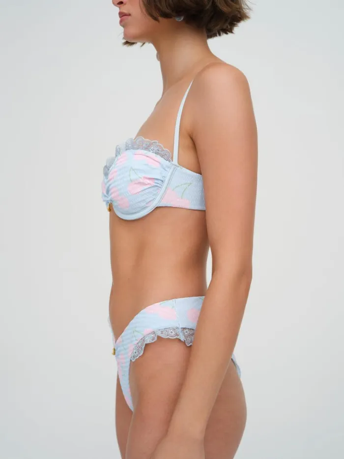 Women Swim For Love and Lemons Graceanne Underwire Bikini Top Blue Women Swim For Love and Lemons Graceanne Underwire Bikini Top Blue