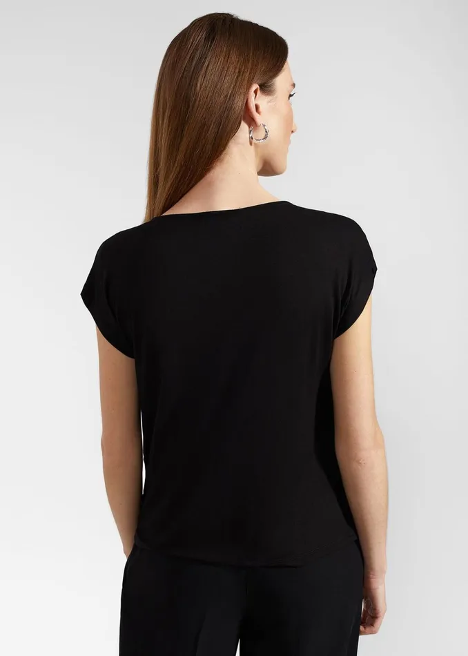 Women Sylvie Satin Front Top Hobbs Black Hobbs Tops
