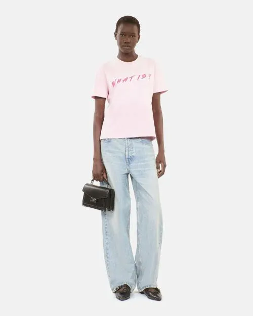 Women Tshirts The Kooples Pink What Is TShirt Pale Pink