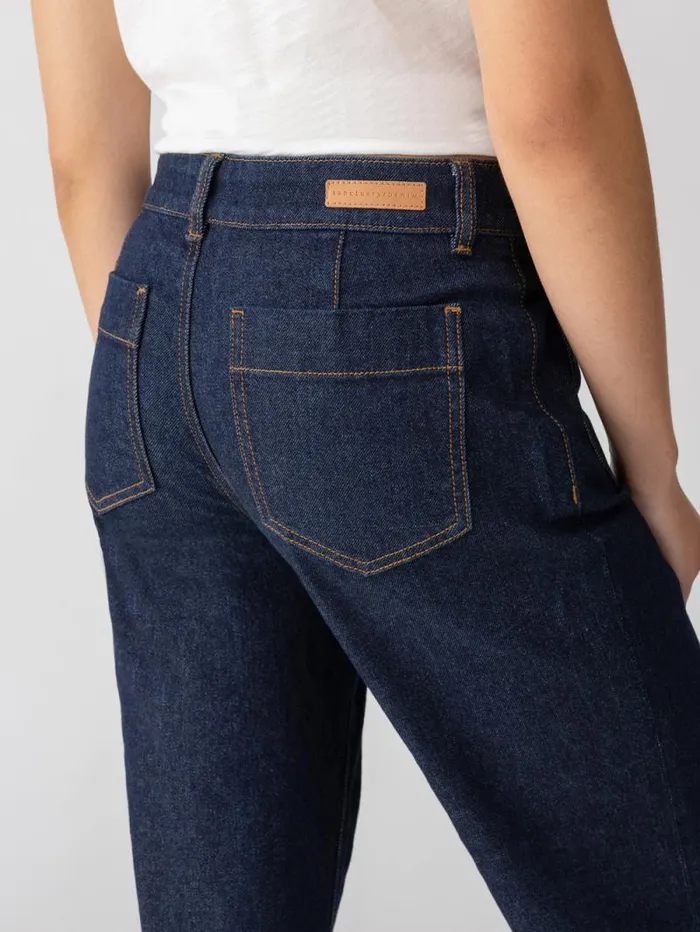 Women The Marine Standard Rise Denim Pant Magnetic Sanctuary Clothing Pants