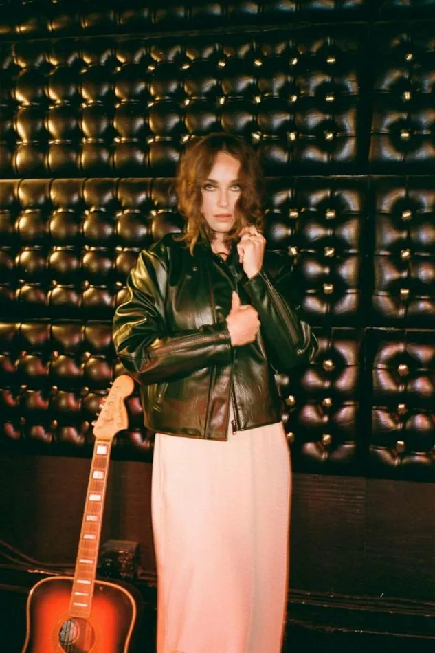 Women The Moto Vegan Leather Jacket Pine Needle Brixton Jackets