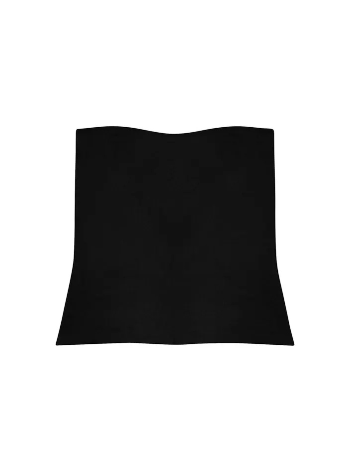 Women Tops ALC Dean Strapless Knit Top Black