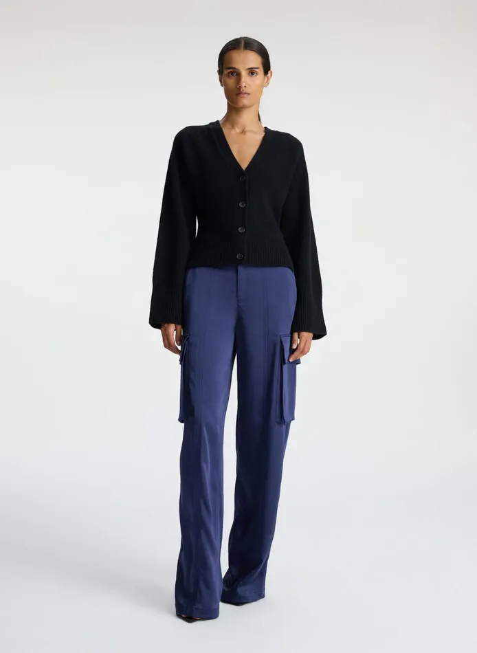Women Tops ALC Henry Cashmere Cardigan Black