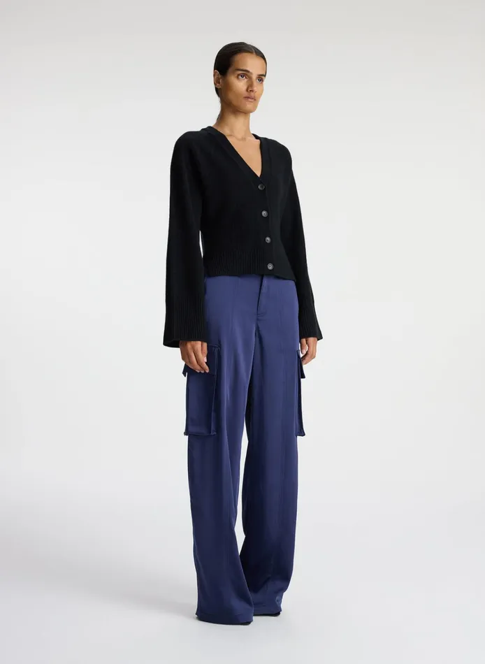 Women Tops ALC Henry Cashmere Cardigan Black