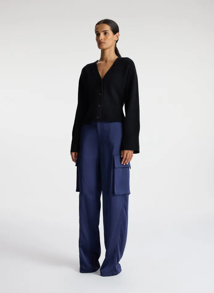 Women Tops ALC Henry Cashmere Cardigan Black
