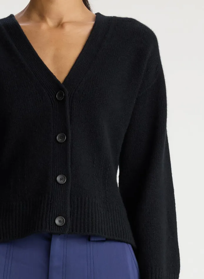Women Tops ALC Henry Cashmere Cardigan Black