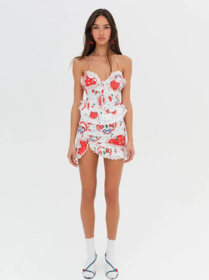 Women Tops For Love and Lemons Daisy Mae Top White Women Tops For Love and Lemons Daisy Mae Top White