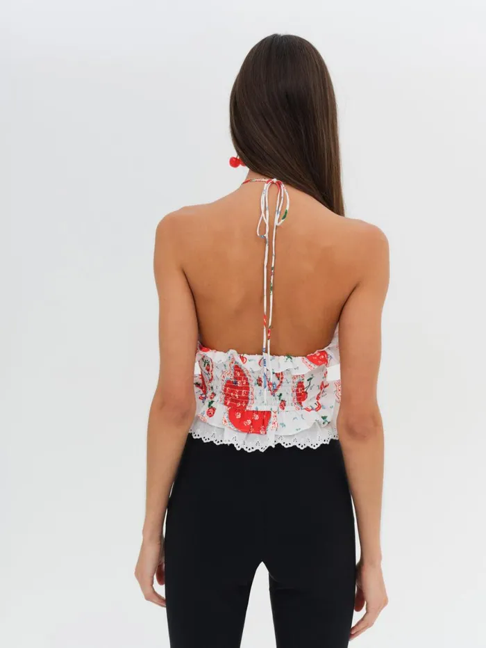 Women Tops For Love and Lemons Daisy Mae Top White Women Tops For Love and Lemons Daisy Mae Top White