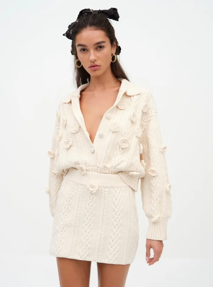 Women Tops For Love and Lemons Mel Henley White