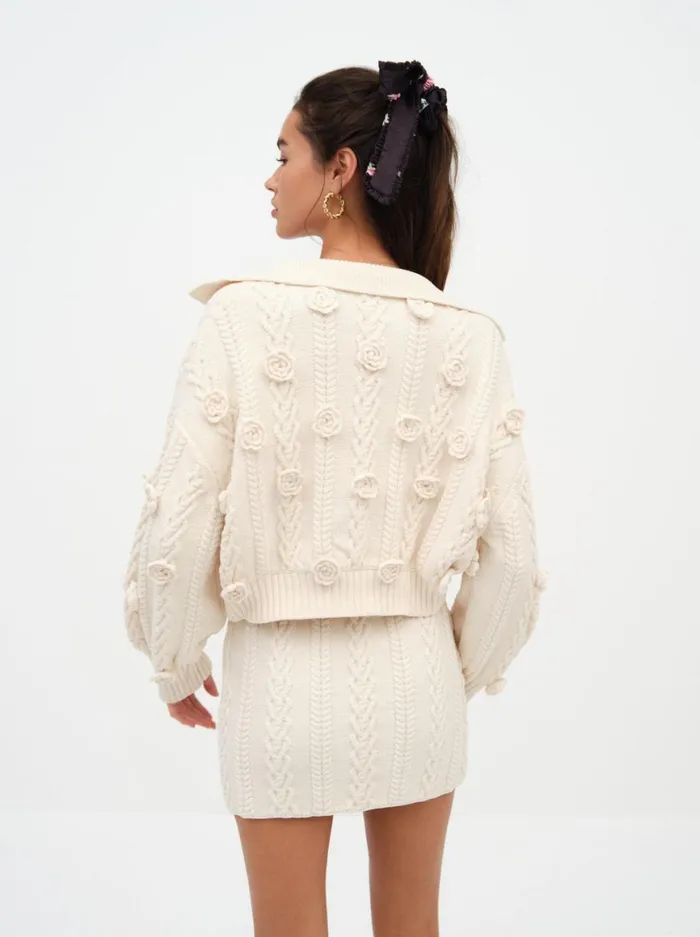 Women Tops For Love and Lemons Mel Henley White Women Tops For Love and Lemons Mel Henley White